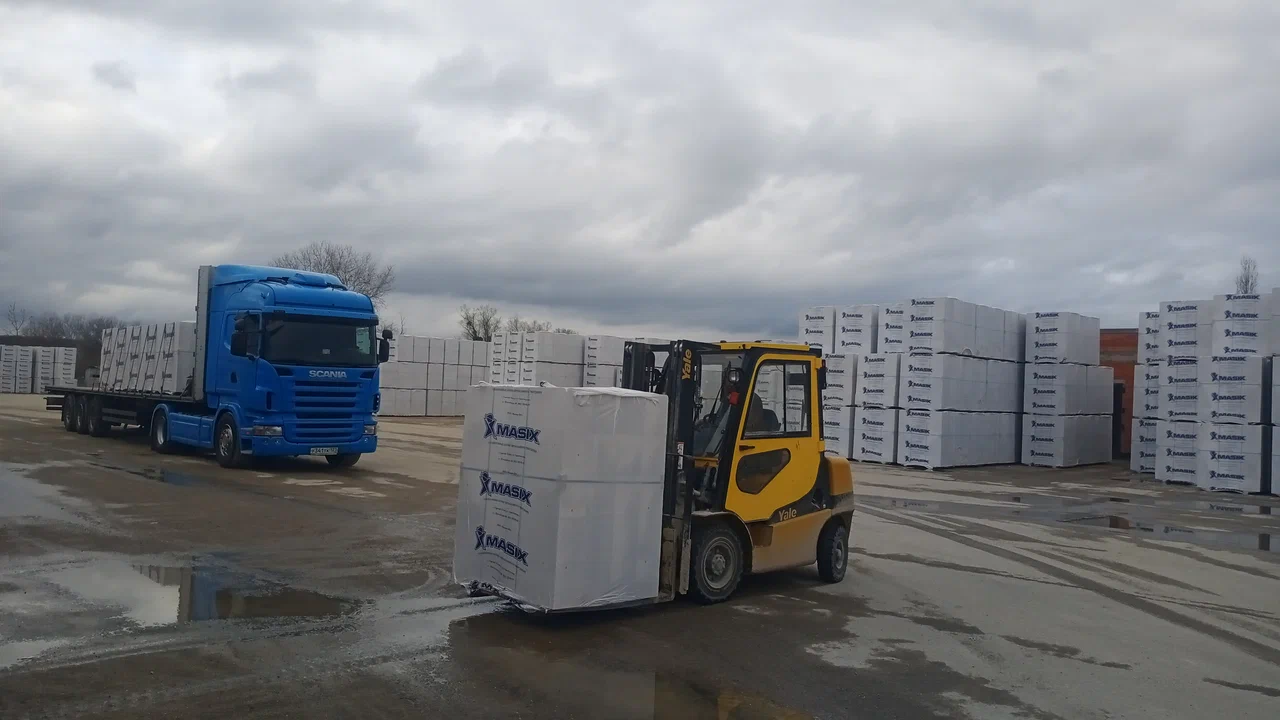 Газобетон Masix D500 625х375х250 мм фото 2